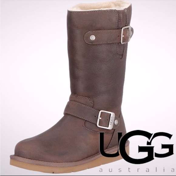 UGG Shoes - Ugg Australia The Kensington Tall Leather and Shearling 1969 Boots